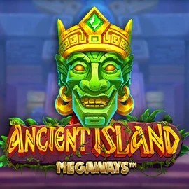 Ancient Island Megaways slot logo by Pragmatic Play at WinRolla Casino