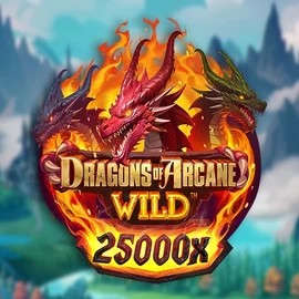 Slots logo of Dragons of Arcane Wild from Foxium at WinRolla Casino