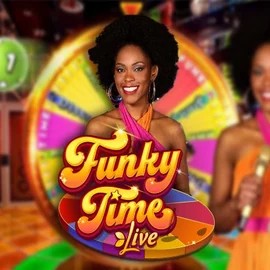Official Live Casino logo: Funky Time by Evolution at WinRolla Casino