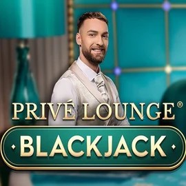 Privé Lounge Blackjack online game logo by Pragmatic Play on winrollaa.ca